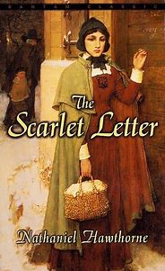 The Scarlet Letter Book Cover by Nathaniel Hawthorne